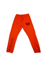 Load image into Gallery viewer, Orange Butterly Pants
